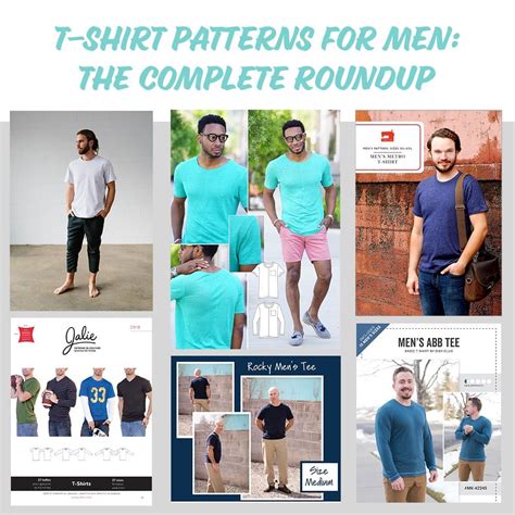tshirt patterns for men the complete list stitchinginspace
