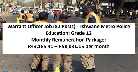tshwane metro police posts for 2014 applications