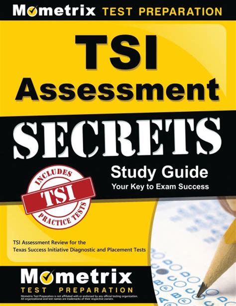 Tsi Assessment Secrets Study Guide Tsi Assessment