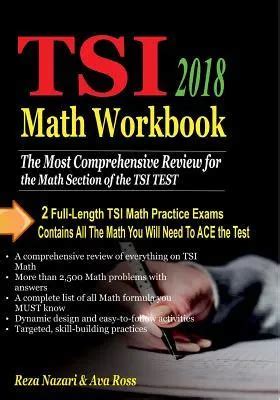 tsi math workbook 2018 comprehensive activities f