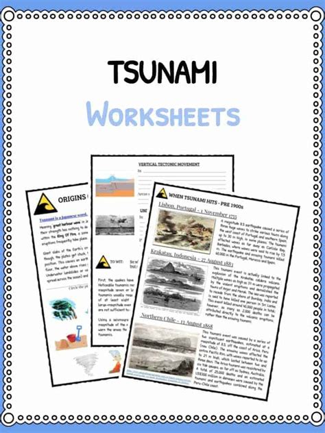 Tsunami Homework Help Tsunami 5th Grade Worksheet - Tsunami 5th Grade Worksheet