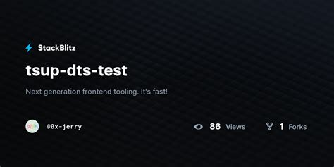 tsupdtstest StackBlitz