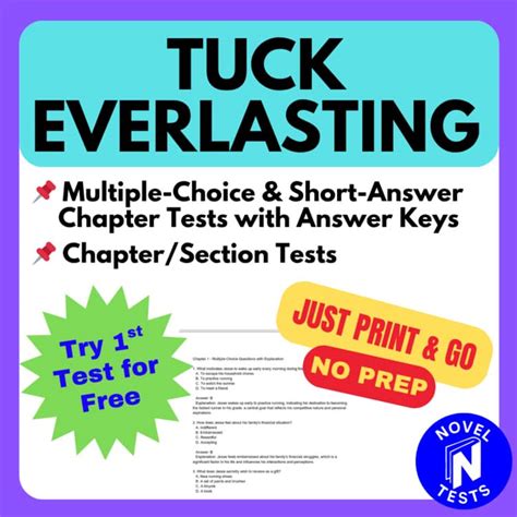 Tuck Everlasting Chapter Question Answers