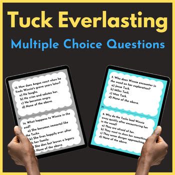 Read Online Tuck Everlasting Multiple Choice Questions 