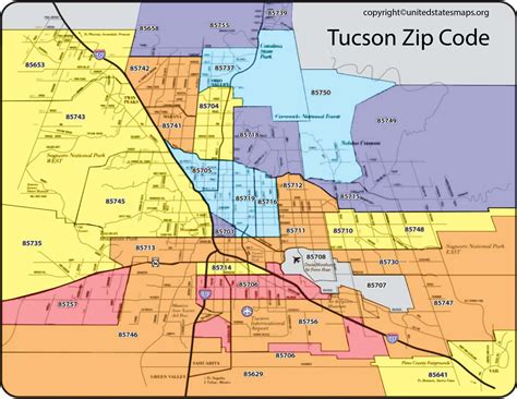 tucson arizona zipcode