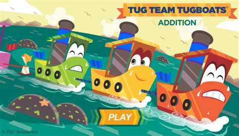 Tugboat Addition Arcademics Tugboat Math - Tugboat Math