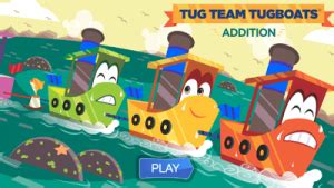 Tugboat Addition Safe Kid Games Tugboat Math - Tugboat Math