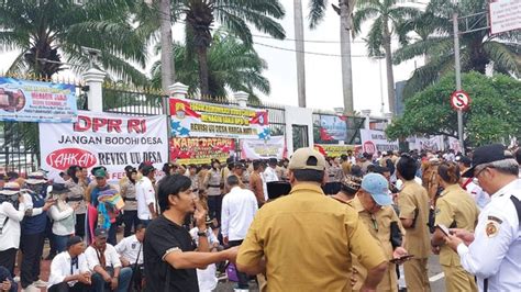 TUJUAN DEMO APDESI：Bantuan Dana Desa di Banten Dipangkas, Apdesi Ancam Demo