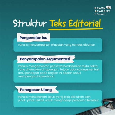 Tujuan Teks Editorial