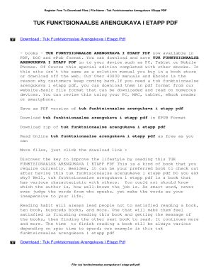 Download Tuk Funktsionaalse Arengukava I Etapp Pdf 