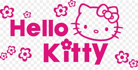 tulisan hello kitty png