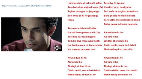 TUM HI HO LIRIK - Karaoke Tum Hi HoArijit Singh