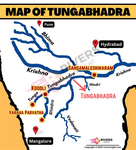 Tungabhadra River Map