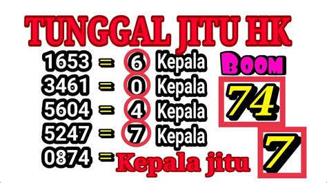 TUNGGAL JITU TOTO：W3 Angka Jitu Toto