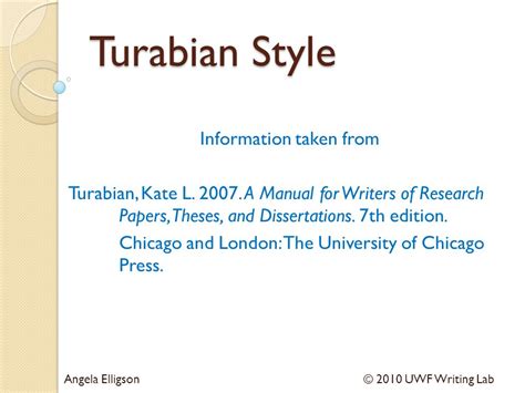 Read Turabian Style Manual 7Th Edition 