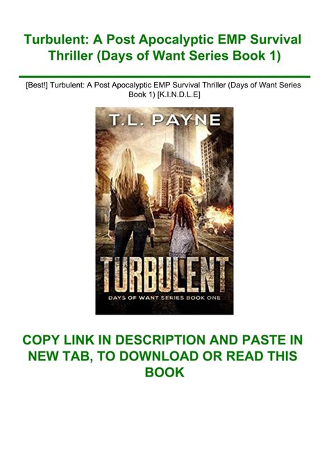 turbulent a post apocalyptic emp survival thrille