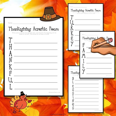 Turkey Acrostic