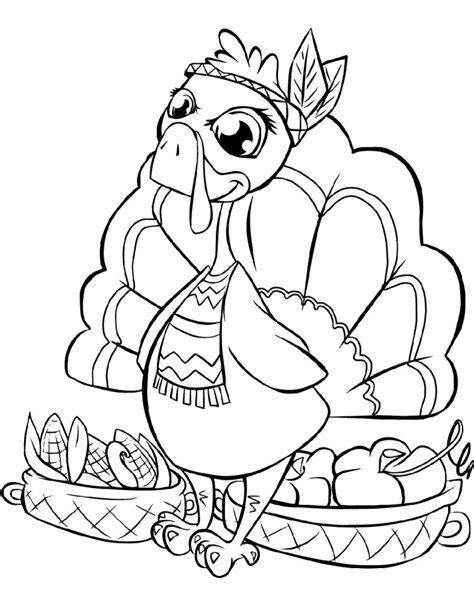 Turkey Coloring Pages World Of Printables Picture Of A Turkey To Color - Picture Of A Turkey To Color