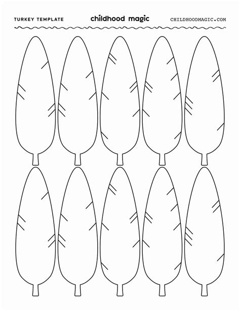 turkey feather pattern for bulletin boards