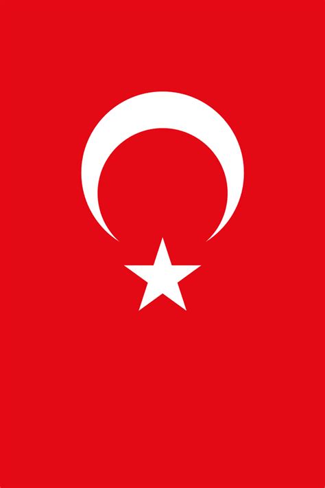Turkey Flag Vertical