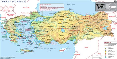 Turkey Greece Map