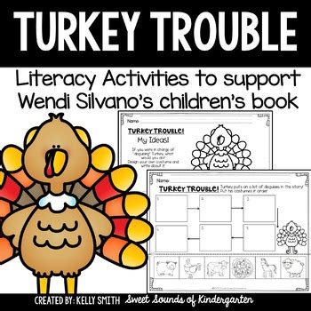 Turkey Trouble Literacy Activities By Sweet Sounds Of Turkey Trouble Worksheet Answers - Turkey Trouble Worksheet Answers