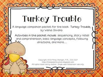 Turkey Trouble Thanksgiving Book Companion Activities And Worksheets Turkey Trouble Worksheet Answers - Turkey Trouble Worksheet Answers