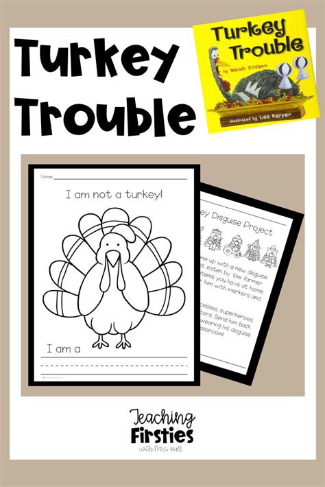 Turkey Worksheets For Kids Turkey Trouble Worksheet - Turkey Trouble Worksheet