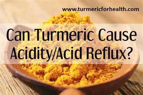 turmeric acid reflux