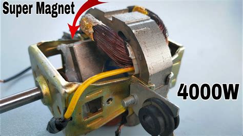 turn an electric motor into a generator - YouTube