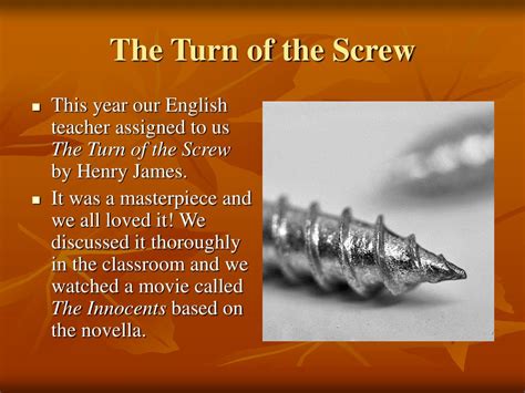 Turn Of The Screw Plot Summary