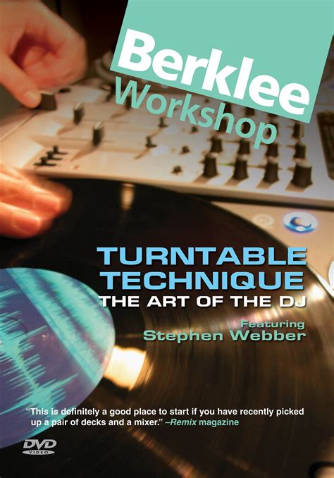 turntable technique the art of the dj