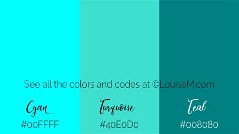 turquoise color code