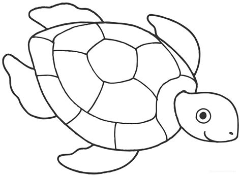 Turtle Coloring Pages For Kids Visual Arts Ideas Coloring Picture Of A Turtle - Coloring Picture Of A Turtle