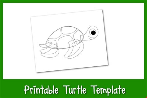 Turtle Template Frosting And Glue Easy Crafts Games Turtle Patterns To Trace - Turtle Patterns To Trace