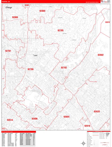 Tustin Ca Zip Code