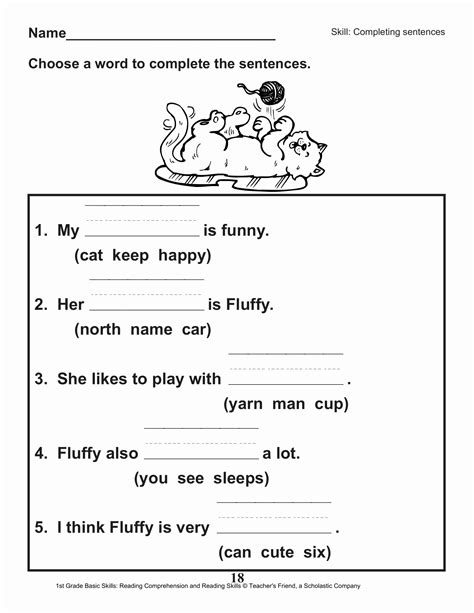 Tutorial 30 Effectively Grammar Worksheet 1st Grade 1st Grade Grammar Worksheet - 1st Grade Grammar Worksheet