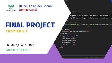 Tutorial 9 Review Assignment Html Xhtml Css