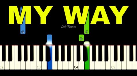tutorial my way piano