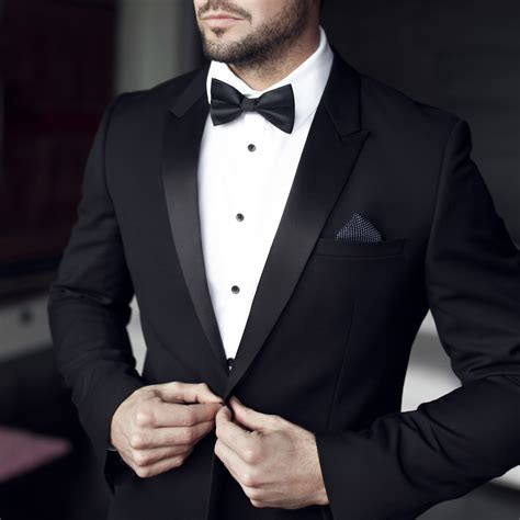 Elegant Slim Fit Black Tuxedo 2-piece Suit | Yaly Couture Bespoke