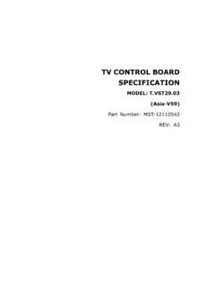 Tv Control Board Specification Vslcd