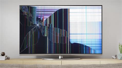 tv screen broken image