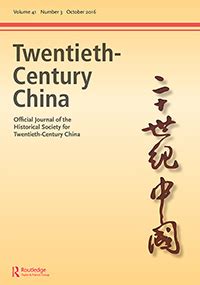 Download Twentieth Century China Journal 