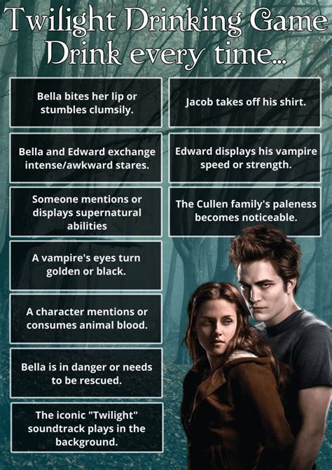 Twilight Drinking Game