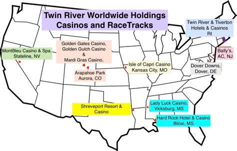 twin river casino map