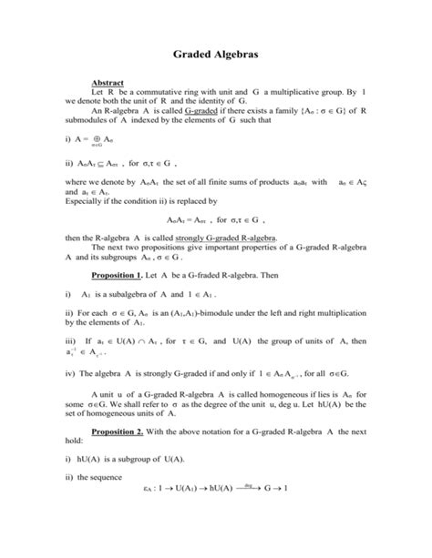 Twisting A Graded Algebra By An Automorphism Transitivity Algebra 3 Grade - Algebra 3 Grade