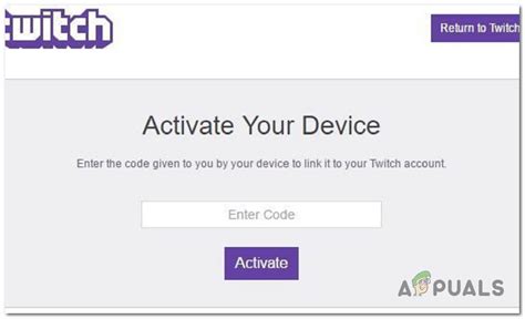 Twitch Tv Activate
