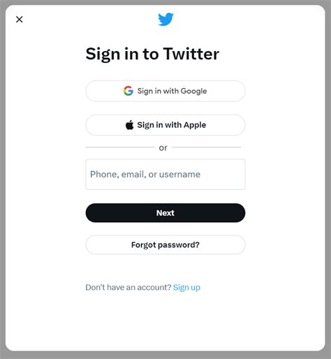 Twitter Login Guest