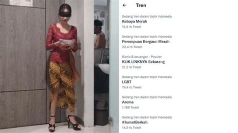 Twitter Video Kebaya Merah