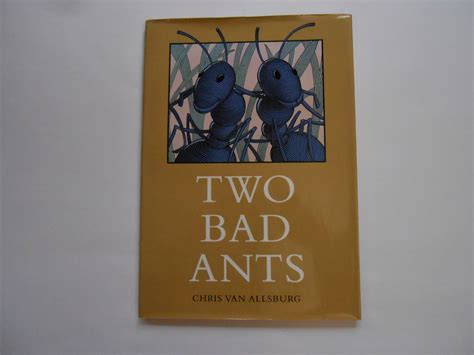 two bad ants typed text